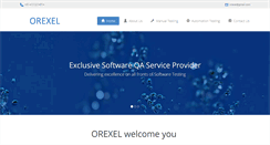 Desktop Screenshot of orexel.com