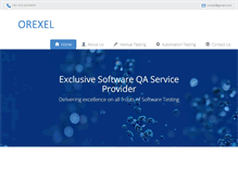 Tablet Screenshot of orexel.com